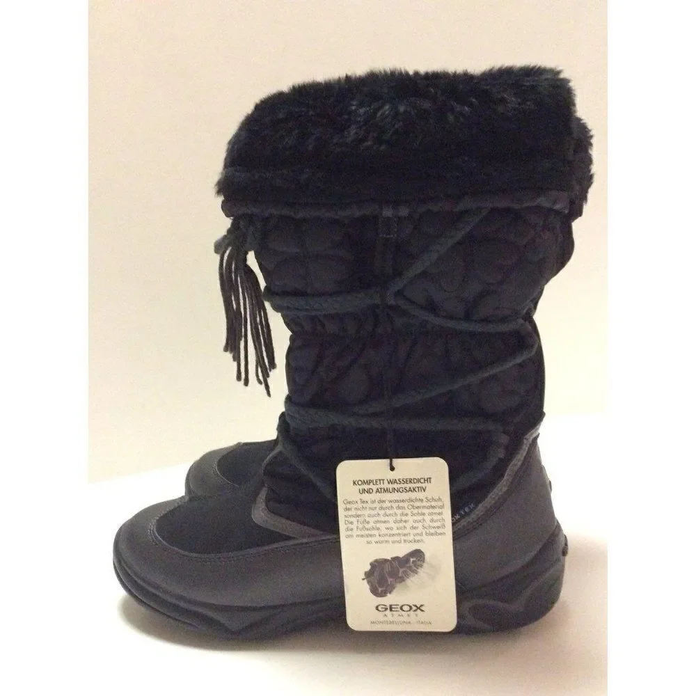 GEOX Black Snow Boots